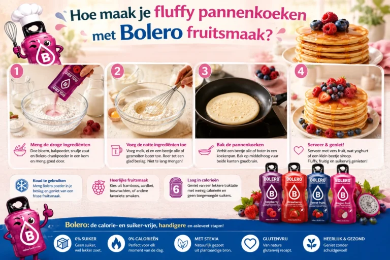 Bolero Pannenkoeken — fluffy pannenkoeken met fruitsmaak